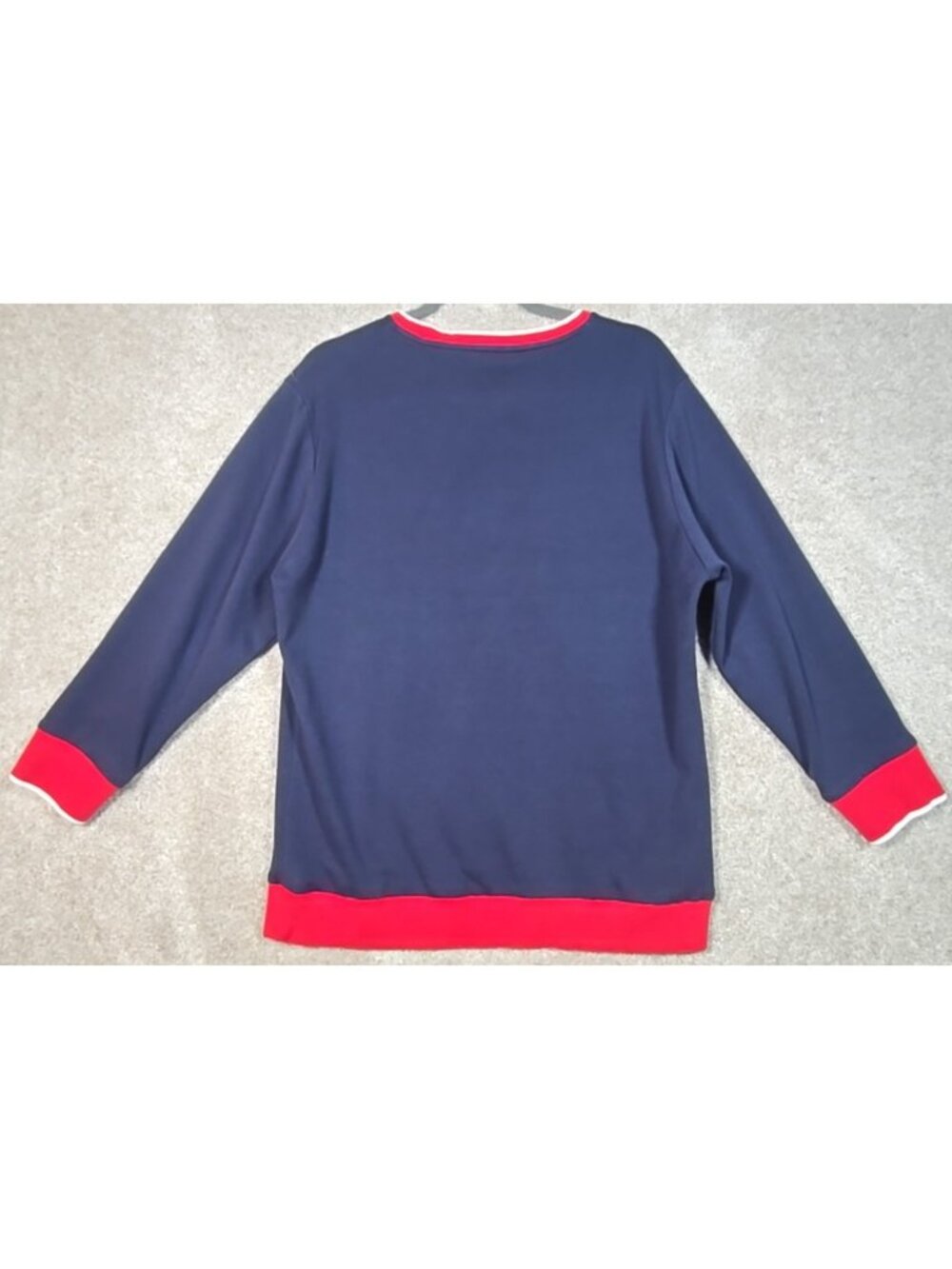 Ralph Lauren Polo Sport Big Pony Pullover Sweatshirt Long Sleeve Blue Women's XL - Picture 8 of 8